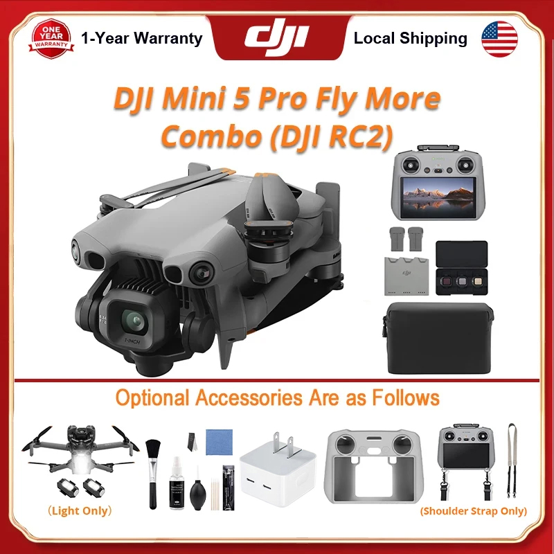 DJI Mini 5 Pro Fly Combo Drone - Drone Kit Beginner review and price